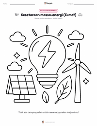 Prabaca lembar kerja cetak Energi