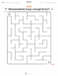 Podgląd drukowalnego arkusza ćwiczeń Energia