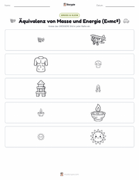 Energie druckbare Arbeitsblatt Vorschau