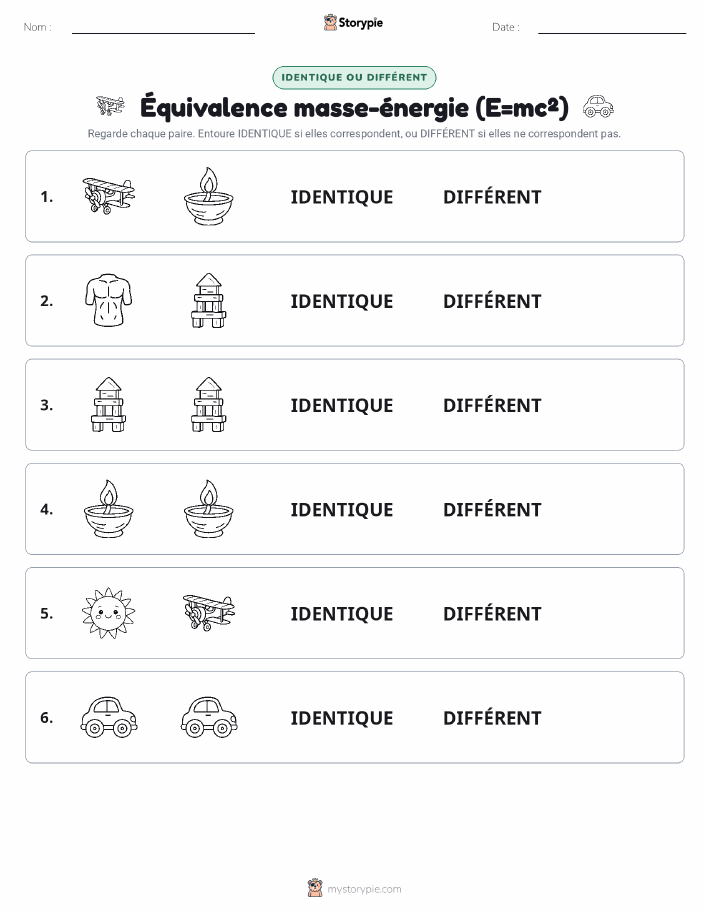 Identique ou Différent