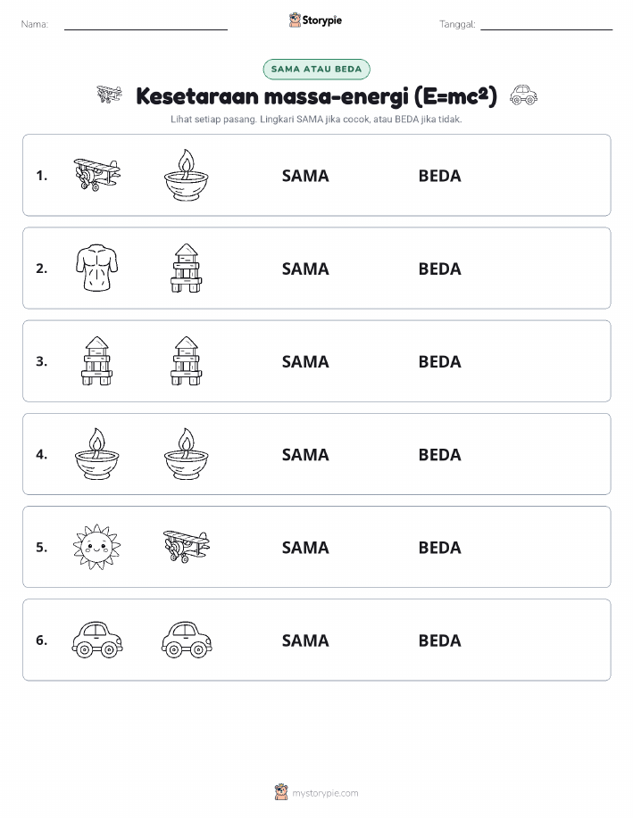 Sama atau Berbeda