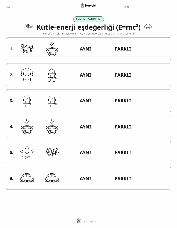 Aynı mı Farklı mı
