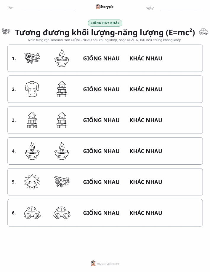 Giống Hay Khác