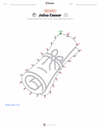 Julius Caesar printable worksheet preview