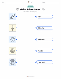 Tài liệu in sẵn Julius Caesar cho trẻ em