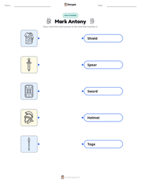 Mark Antony printable worksheet preview
