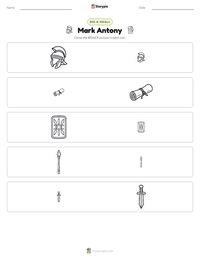 Mark Antony printable worksheet preview