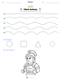 Mark Antony printable worksheet preview