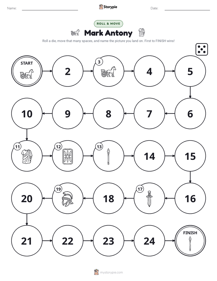 Roll & Move Game