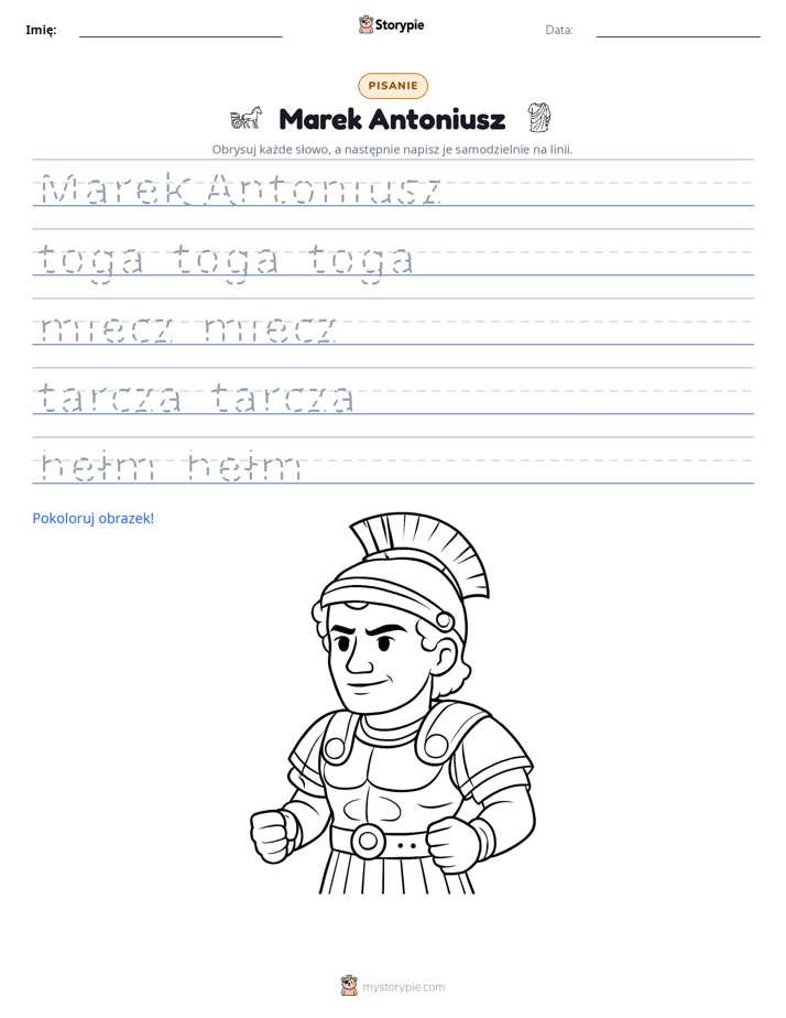 Ćwiczenie Pisania