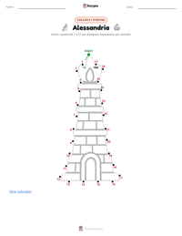 Anteprima della scheda stampabile di Alessandria