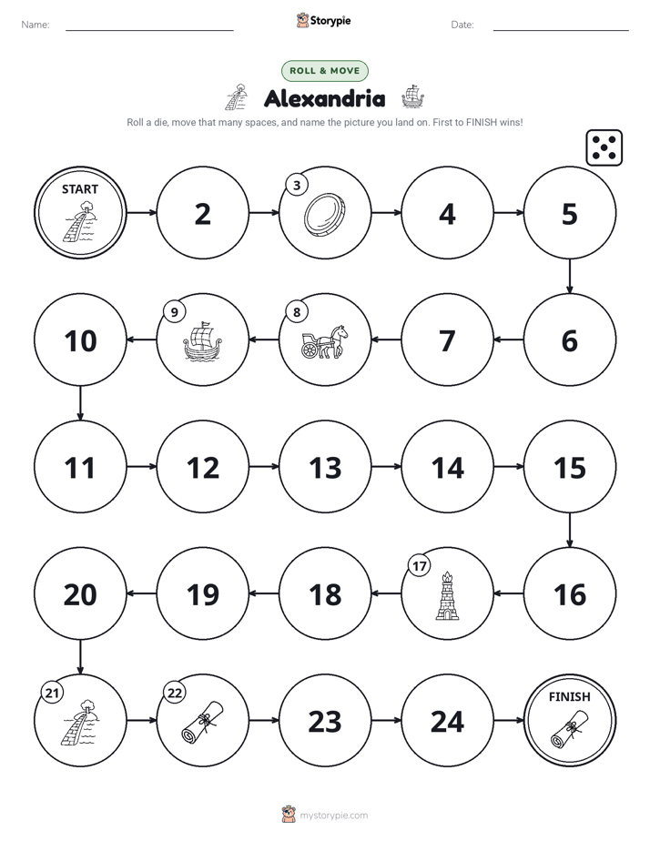 Roll & Move Game