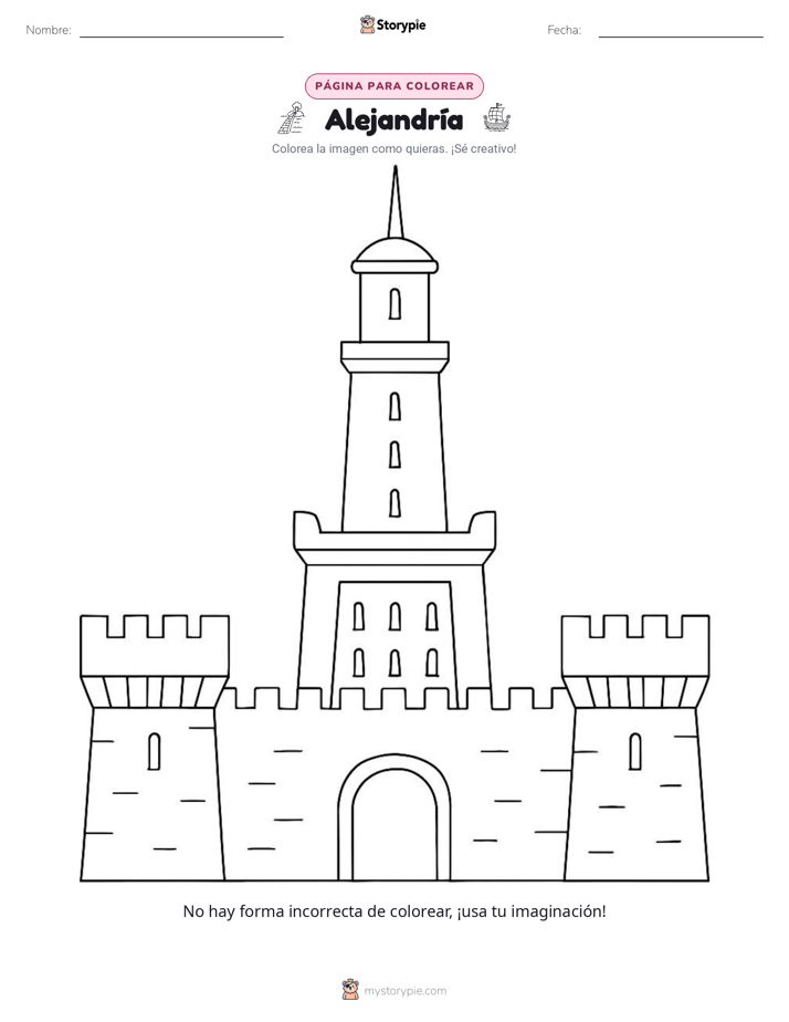 Página para Colorear