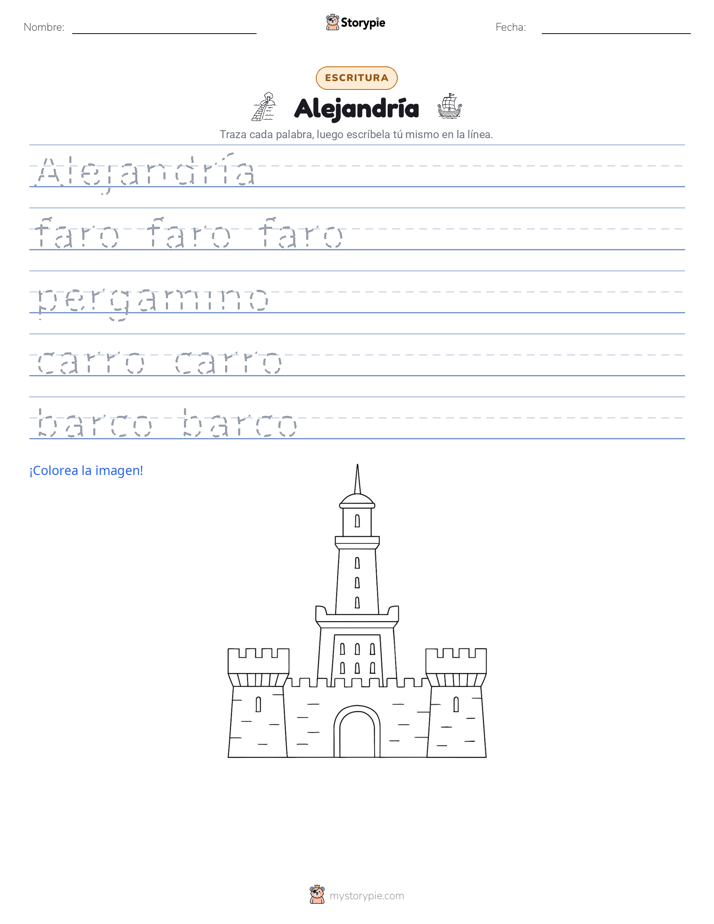 Práctica de Escritura