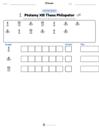 Ptolemy XIII Theos Philopator printable worksheet preview