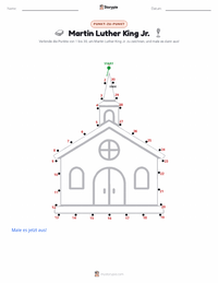 Martin Luther King Jr. druckbare Arbeitsblatt Vorschau