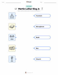 Martin Luther King Jr. printable worksheet for kids