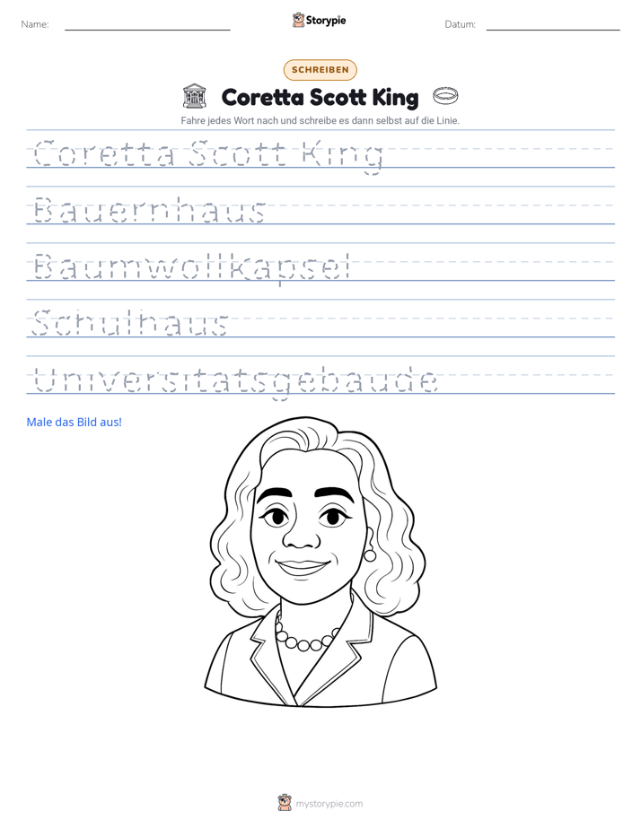 Schreibübung