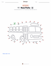 Rosa Parks printable worksheet preview