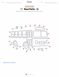 Aperçu de la feuille de travail imprimable Rosa Parks