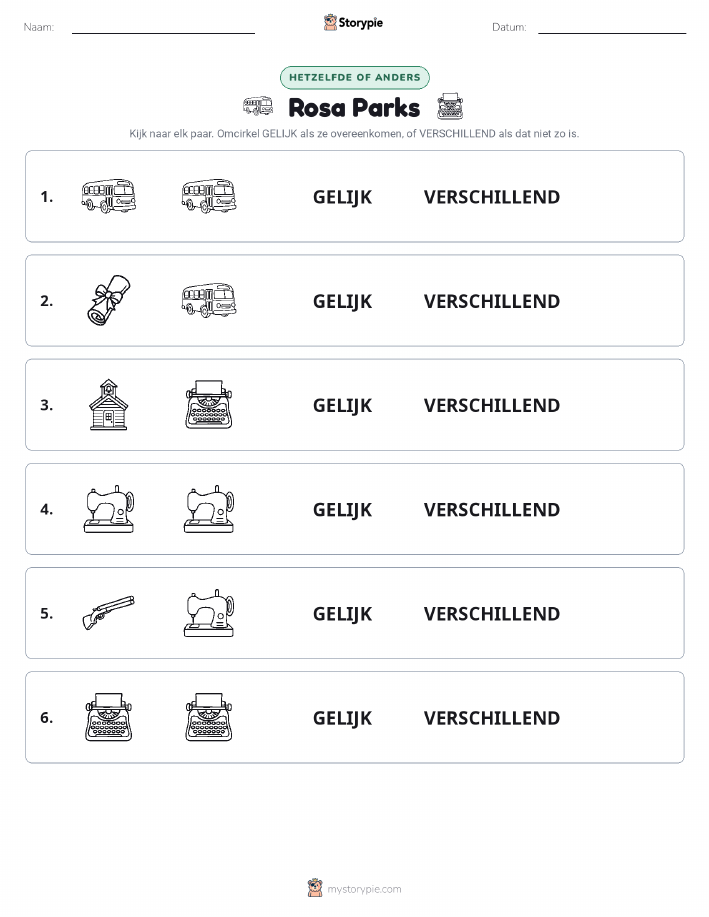 Zelfde of Verschillend