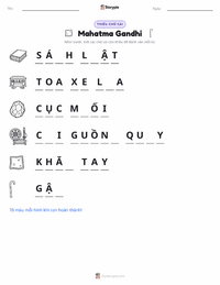 Xem trước tài liệu in sẵn Mahatma Gandhi