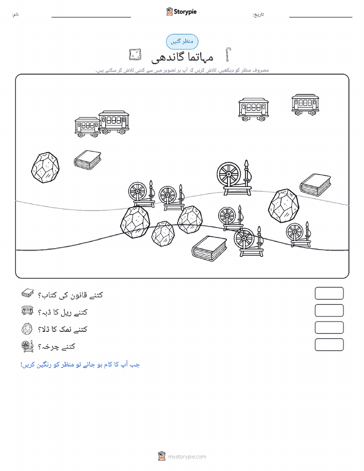 گنتی کا منظر