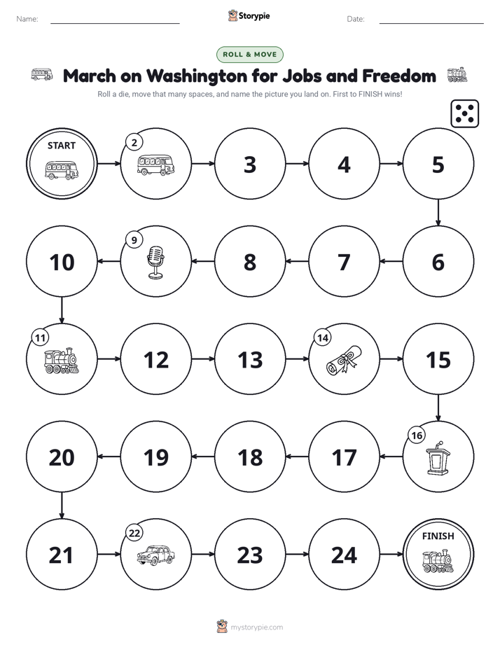 Roll & Move Game