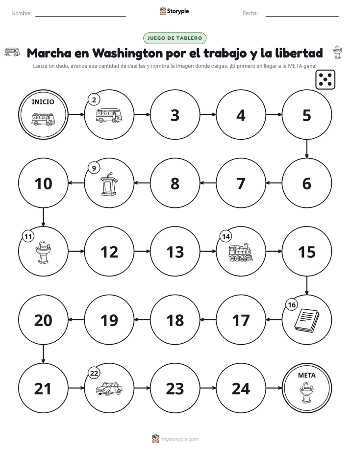 Juego de Rueda y Avanza
