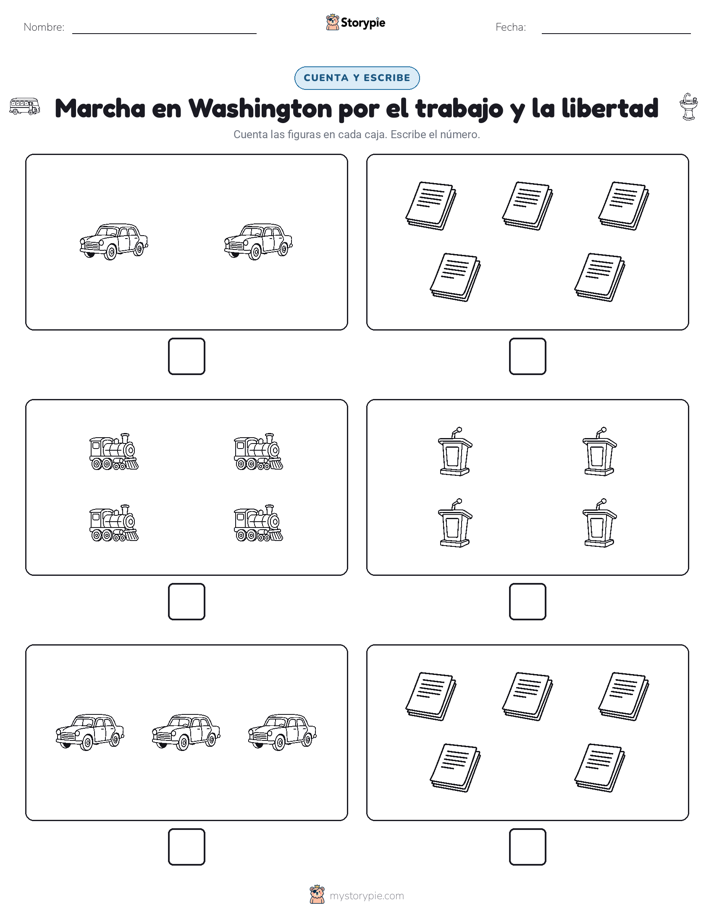 Cuenta y Escribe
