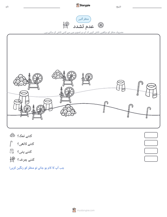گنتی کا منظر