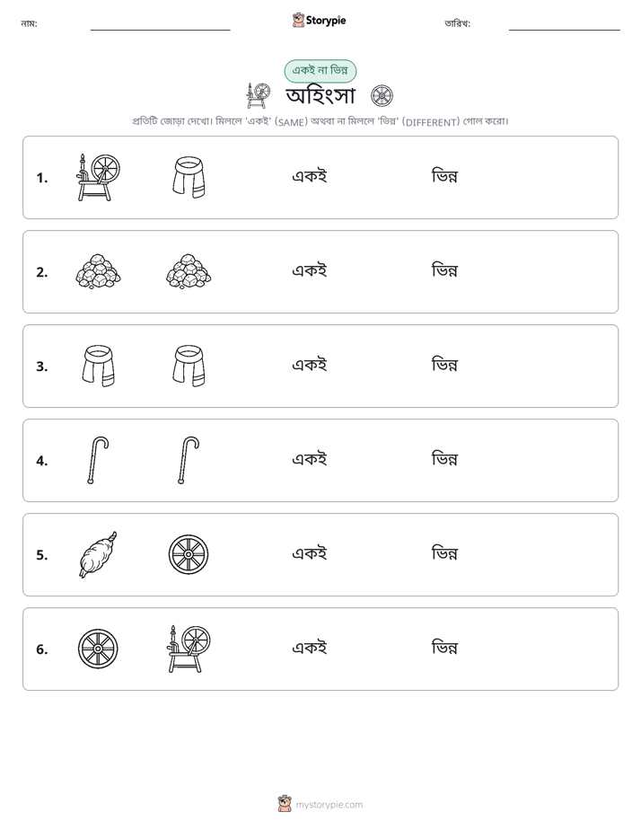 একই বা ভিন্ন
