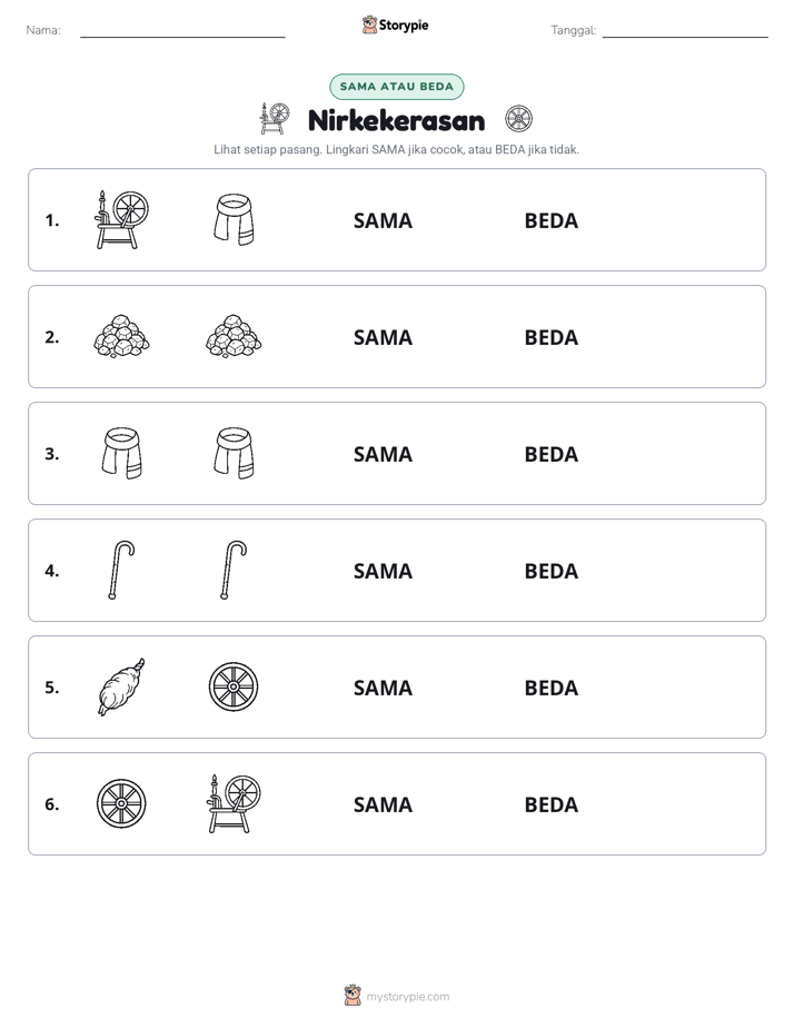 Sama atau Berbeda
