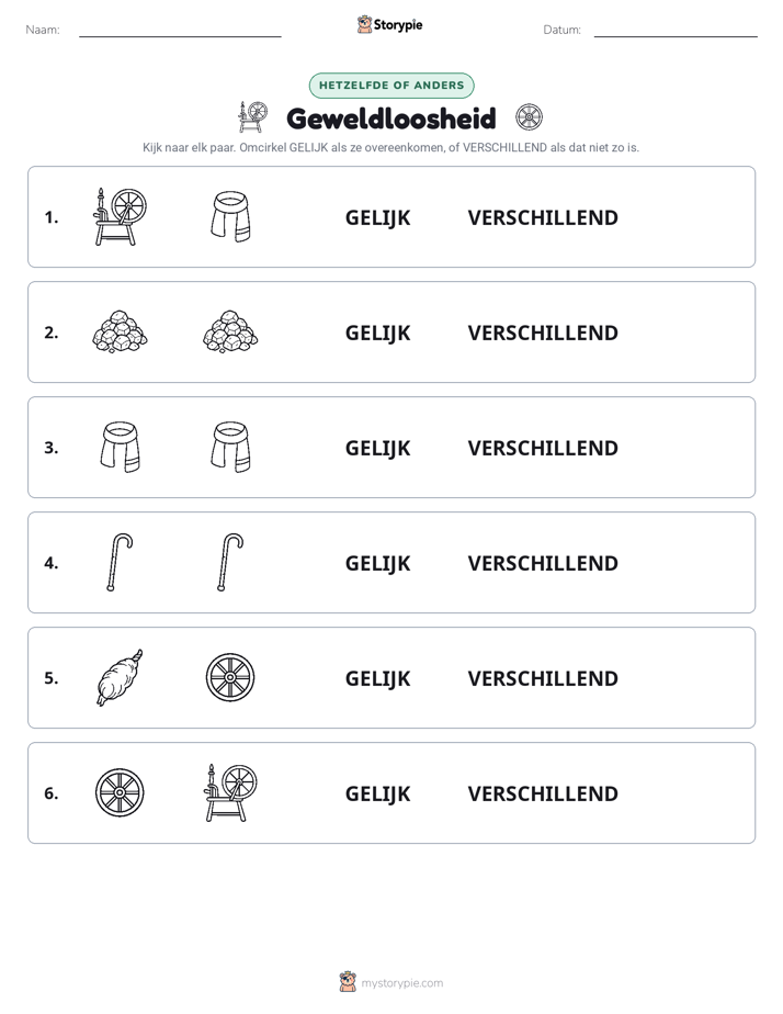 Zelfde of Verschillend