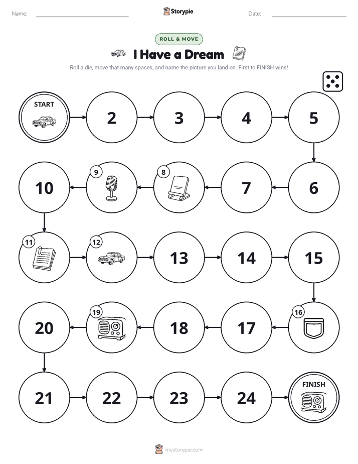 Roll & Move Game
