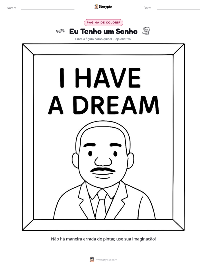 Página para colorir