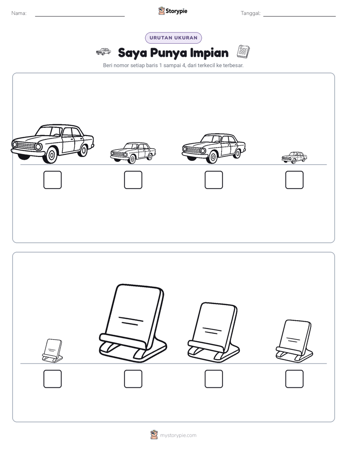 Urutan Ukuran
