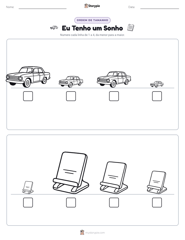 Ordem de Tamanho
