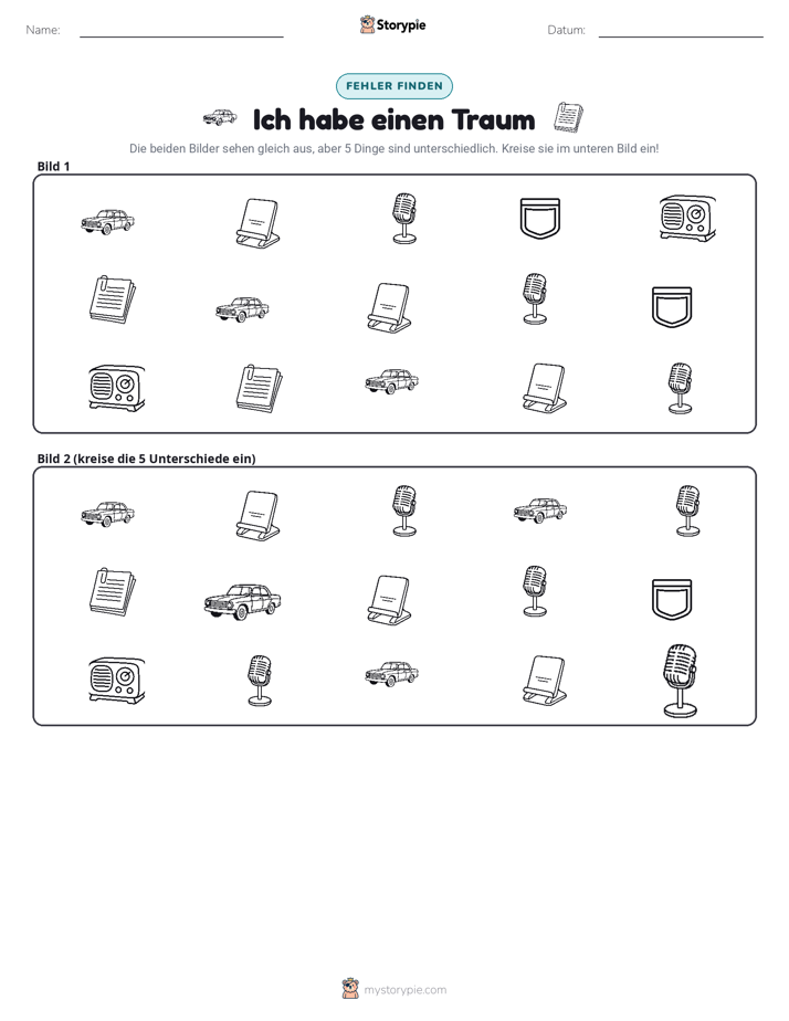 Finde den Unterschied