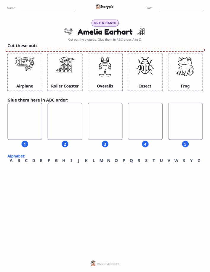 Cut & Paste Alphabet