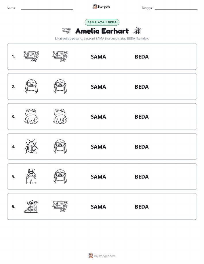 Sama atau Berbeda