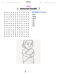 Xem trước tài liệu in sẵn Kasturbai Gandhi