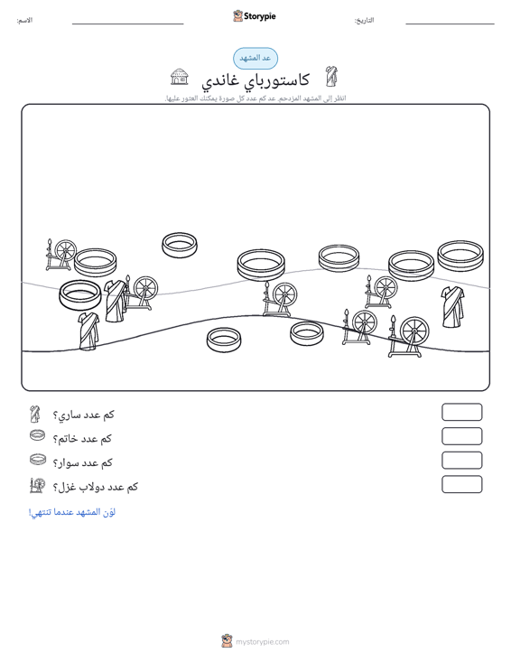 مشهد العد