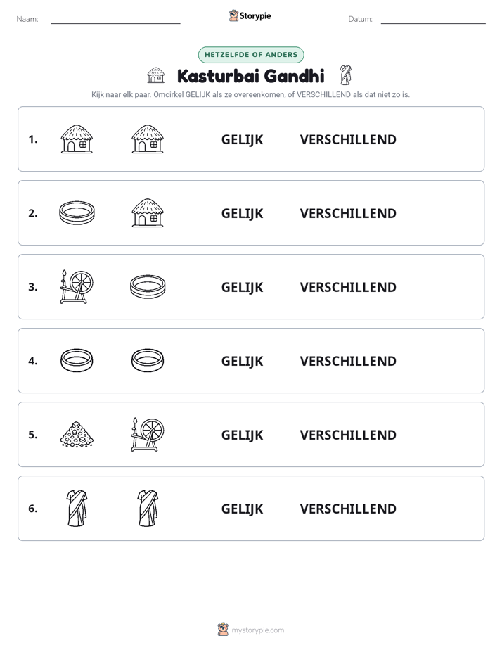 Zelfde of Verschillend