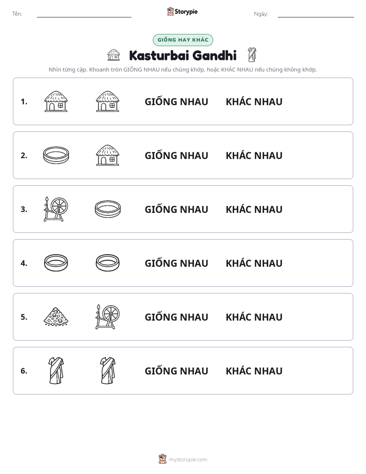 Giống Hay Khác