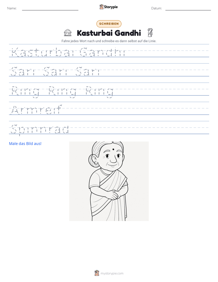 Schreibübung