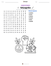 Anteprima della scheda stampabile di Satyagraha