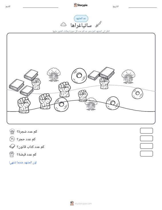 مشهد العد