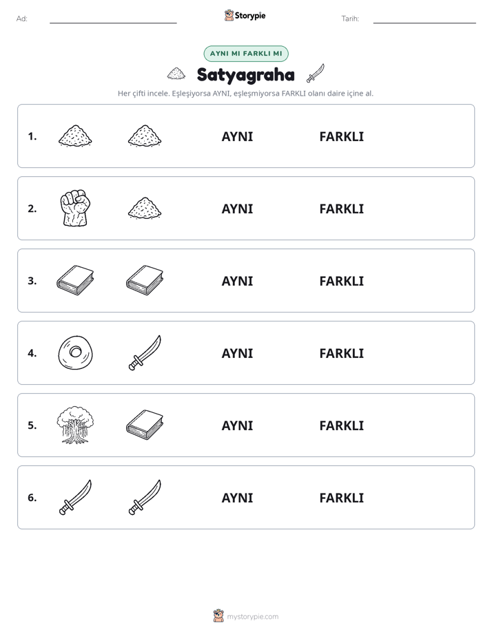Aynı mı Farklı mı