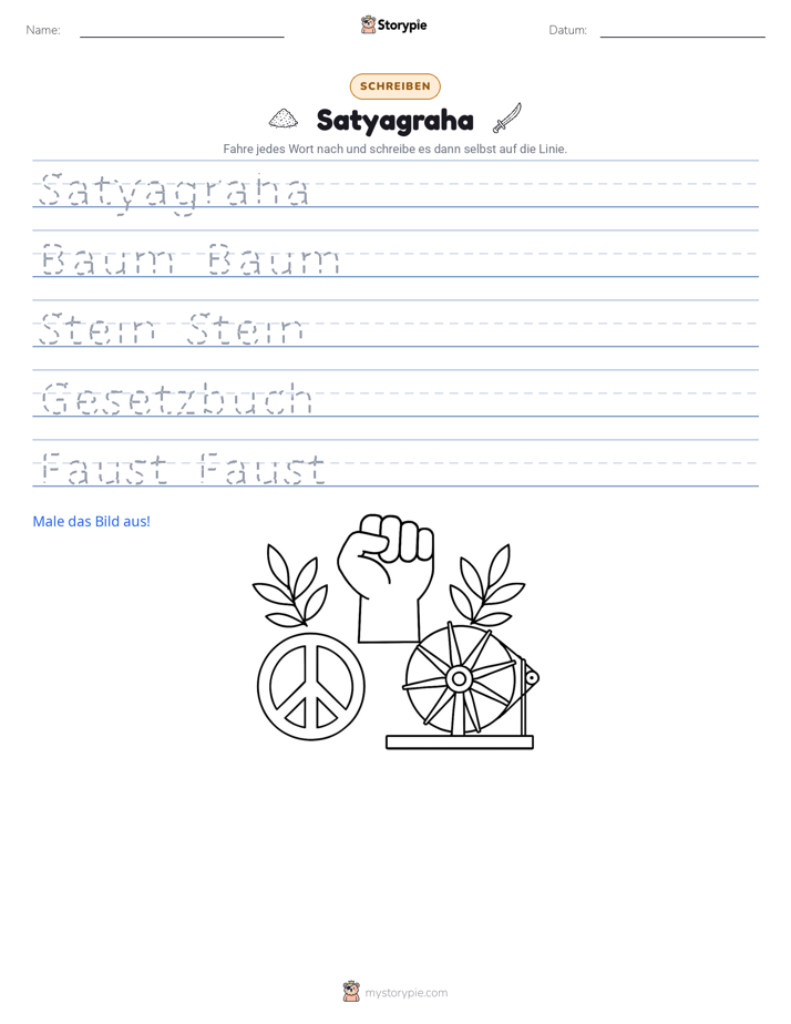 Schreibübung